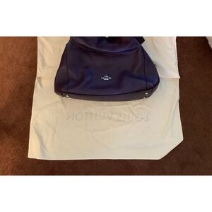 Coach deep purple purse